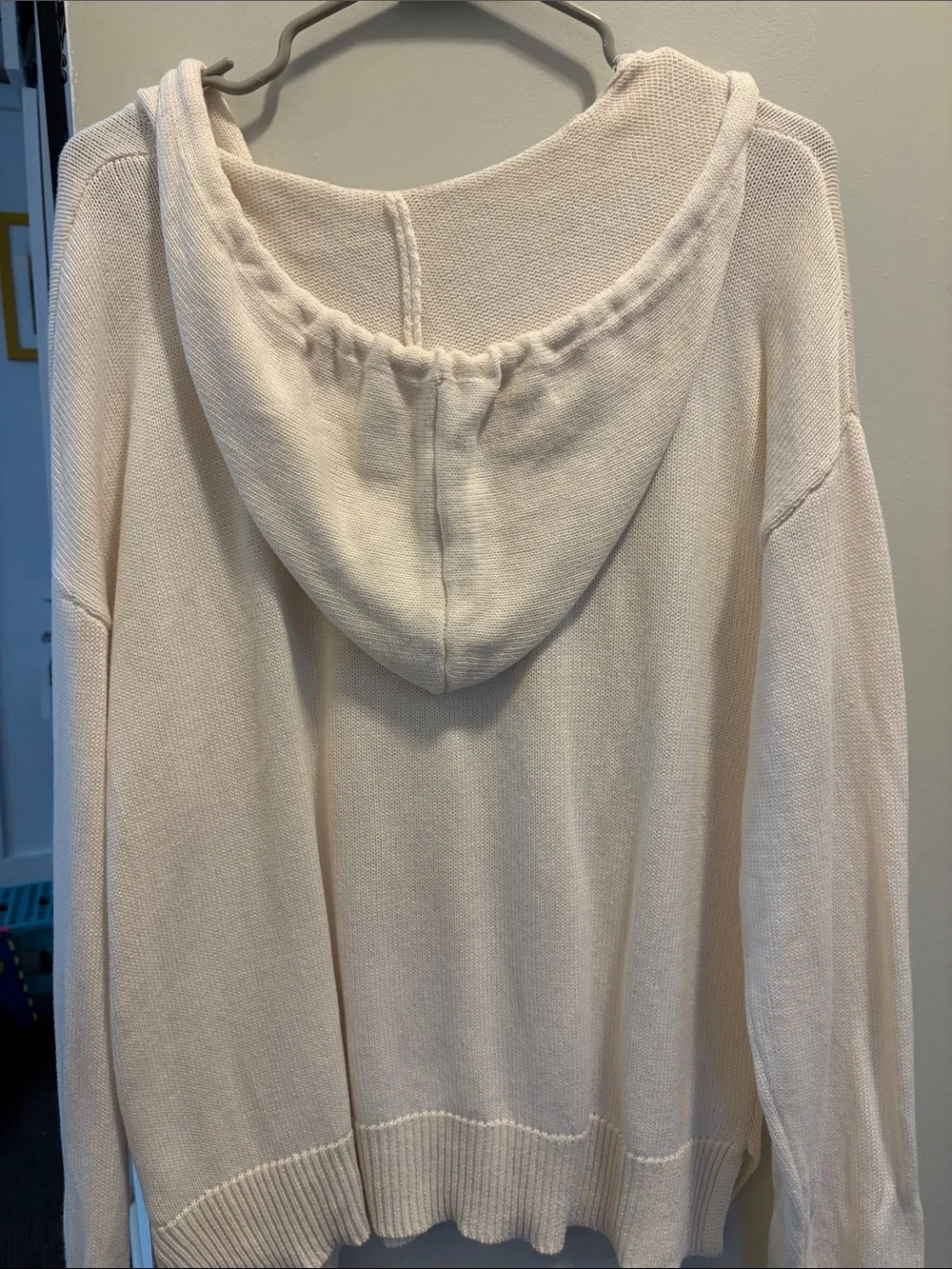Life Is Good Cream Knit Hoodie - Picture 3 of 3